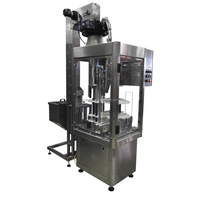 Automatische Roterende Glas Wijn Plastic Fles T Kurk Fles Cap Persmachine Jar Whisky Capper Corking Capping Machine
