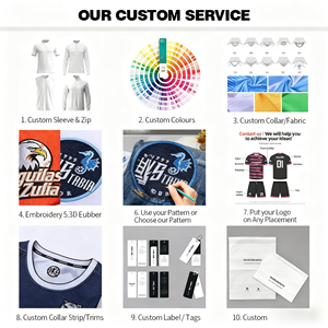 Tùy Chỉnh Màu Đỏ Quỷ Thái Phiên Bản Unisex Đào Tạo Bóng Đá Jersey In Kỹ Thuật Số 100% Polyester Mồ Hôi-Wicking Bóng Đá Thoáng Khí - Product Image 4