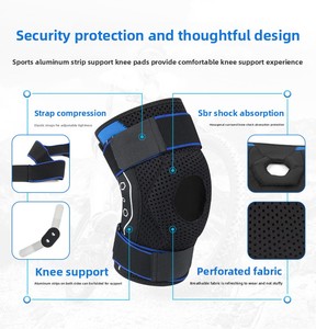 Genouillère de sport Support de compression Anti-Collision Sangle rotule pour hommes et femmes Basketball Cyclisme Course Genou Protecteur - Product Image 5