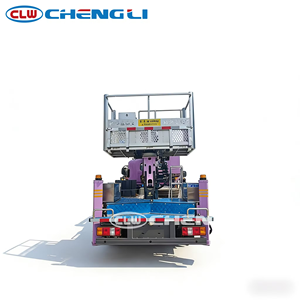 Camion de travail aérien hydraulique Chengli Purple 4x2 avec nacelle élévatrice pour opérations en haute altitude - Product Image 3