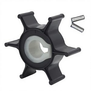 Impulsor de Bomba de Agua de Hierro Fundido y Goma para Motores Fuera de Borda Yamaha de 2 Tiempos y 2 HP, 646-44352, Piezas de Bomba de Tipo Abierto con Pasador de Acero - Product Image 1