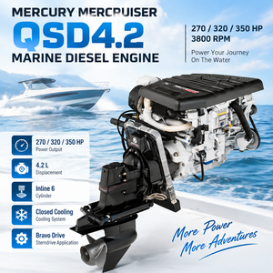 <span class=keywords><strong>Moteur</strong></span> diesel marin Cum <span class=keywords><strong>Mercury</strong></span> MerCruiser QSD4.2ES320 4.2L Inline 6, 320 CV, 3800 tr/min, pour yacht, croiseur, bateau à <span class=keywords><strong>moteur</strong></span> - Product Image 5