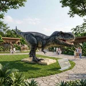 Dinosaurio Animatrónico T-Rex de Tamaño Real Personalizado, Modelo Robótico Realista en Movimiento para Parques, Museos, Exposiciones y Espectáculos en Parques Temáticos - Product Image 1