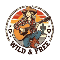 Cowgirl Vibes Western DTF-Transfers Druckfertig Großhandel Kundenspezifische Wärmeübertragungsdrucke Schneller Versand für T-Shirts und Kleider