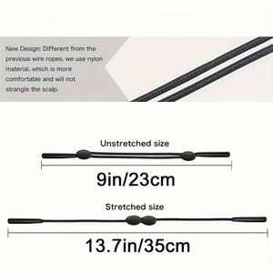 Correas de Silicona Antideslizantes Ajustables para Gafas, Soporte para Gafas Negro, Venta al Por Mayor - Product Image 3