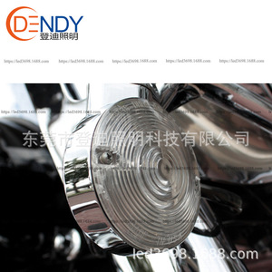 Dengdi สัญญาณไฟเลี้ยว LED ที่อยู่อาศัยแบบรมควันสำหรับรถจักรยานยนต์ Harley FLTR 2Y Dk004 12V - Product Image 4