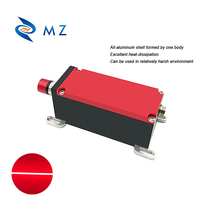 Module laser rouge DPSS 638 nm à mise au point réglable 1W 1.6W avec modulation CW et TTL pour la vision industrielle et le positionnement industriel