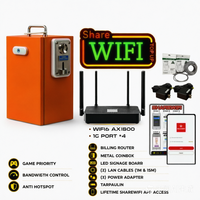 Máquina Expendedora de WiFi ShareWiFi, Punto de Acceso Inalámbrico Profesional con Sistema de Gestión en la Nube y Aplicación Gratuita