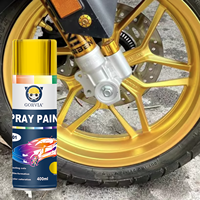 GORVIA P401G 319 #   Peinture automobile haute performance couleur or brillant, peinture aérosol chromée