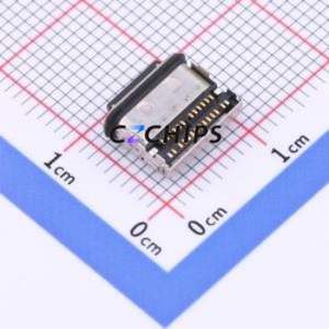 HYCW270-USBC24-150B USB Connector SMD Connector ( Connector Type: Type-C )( Gender: Female )( Mounting Type: Horizontal Mount ) - Product Image 2