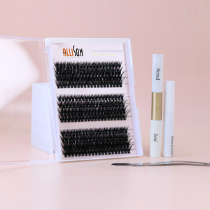 Tự làm cụm Lash mở rộng Kit làm bằng tay cụm lông mi nhãn hiệu riêng mắt lông mi cá nhân tự nhiên Lash cụm Nguồn cung cấp - Product Image 4