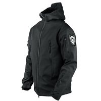 Veste Softshell Tactique Imperméable pour Hommes, Coupe-Vent, Zippée, pour la Randonnée en Plein Air, le Cyclisme et le Camping en Hiver