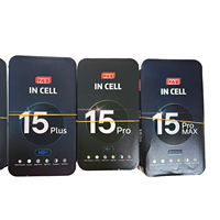 Layar LCD Incell ZY JK GX untuk iPhone 16 15 14 13 12 11 Pro Max, Digitizer, Suku Cadang Ponsel
