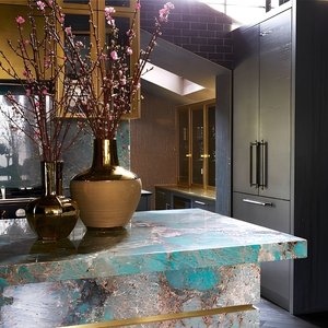 YDSTONE Lussuosi Piani di Lavoro <span class=keywords><strong>in</strong></span> Quarzite Verde <span class=keywords><strong>Naturale</strong></span>, <span class=keywords><strong>Lastre</strong></span> di Quarzite Verde per Piani Tavolo - Product Image 4