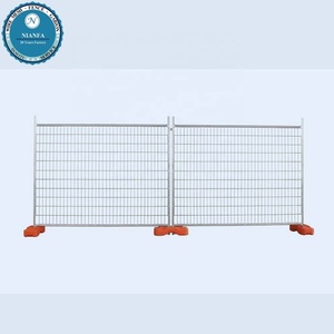 Cerrado placa de acero temperatura cerca de pies/caliente de metal galvanizado cercas piscina panel/valla de hierro control de muchedumbre barricadas - Product Image 1