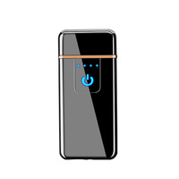 Allume-cigare électronique de luxe en gros avec écran tactile de chargement USB Logo personnalisé pour accessoires de fumer