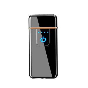 Allume-cigare électronique de <span class=keywords><strong>luxe</strong></span> en gros avec écran tactile de chargement USB Logo personnalisé pour accessoires de fumer - Product Image 3