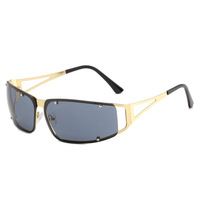 Creux nouvelle femme personnalité européenne et américaine fille chaude Disco lunettes de soleil mode Unique lunettes de soleil de haute qualité