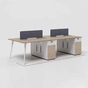 Escritorio de Computadora Moderno para Oficina, Escritorio de Acero y Madera para Hogar, Escuela, Apartamento, Cocina, Hotel - Product Image 4