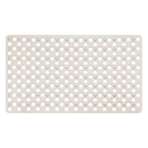 Tapis de bain antidérapant rectangulaire, couleur unie, design minimaliste, pour salle de bain, douche, sol, imperméable, antidérapant - Product Image 2