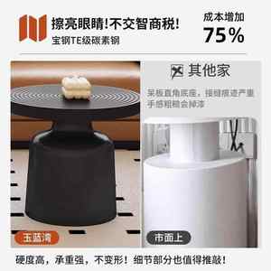 <span class=keywords><strong>Tavolino</strong></span> da Caffè Rotondo Moderno in Stile Nordico con Piano in <span class=keywords><strong>Legno</strong></span> Massello e Struttura in Metallo per Casa o Hotel/Villa Set di Arredamento Elegante per Soggiorno - Product Image 6