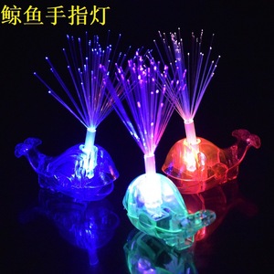 Lámpara de Dedo con Forma de Ballena, Juguete Luminoso de Plástico para Mercados Nocturnos, Conciertos, Accesorios de Animación, Producto Novedoso al por Mayor - Product Image 3