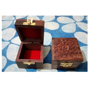 Hot Sale Wooden Jewellery <b>Box</b> With Traditional Hand Carving And Secure <b>Lock</b> Gift For Women And Girls Available For Sale - Product Image 1