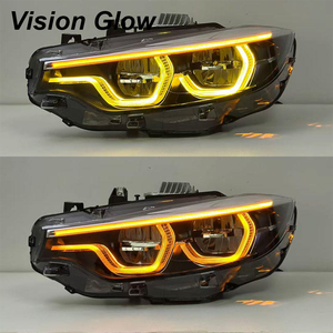 Faro Delantero VG Auto Blanco Amarillo Ámbar Rojo V2 Estilo IKON Drl para <span class=keywords><strong>BMW</strong></span> Serie 4 F32 F33 F36 F80 F82 F8X <span class=keywords><strong>M3</strong></span> M4 con Emark - Product Image 3