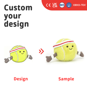 Peluche de baseball personnalisée, mascotte de sport brodée, poupée en peluche, personnage brodé, OEM ODM - Product Image 3