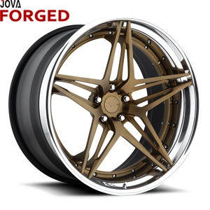 ล้อฟอร์จ JOVA Bronze 5 ดาว ขัดเงาแบบ Deep Lip 3 ชิ้น สำหรับรถไวด์บอดี้ - Product Image 2