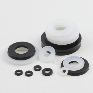 Wholesale Factory Price Flat Plastic Nylon White & Black <b>Washers</b> M2.5 M3 M4 M5 <b>M6</b> M12 Standards Plain - Product Image 1