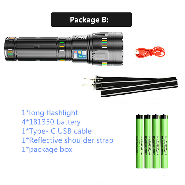 Black-Long-Battery included