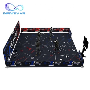 Réalité libre marche VR jeu de tir multijoueur 4 <span class=keywords><strong>6</strong></span> 8 10 joueurs VR pistolet jeu simulateur intérieur salle d'évasion 9D Vr Machine Arena - Product Image 2