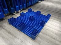 Palette en plastique industrielle à surface lisse et durable, à face unique, haute capacité de charge, vendue à bas prix par le fournisseur