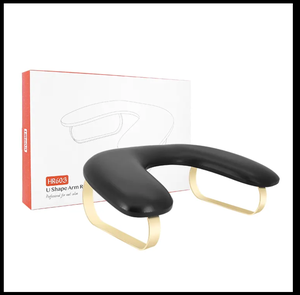 공장형 U자형 양손용 네일 베개 휴대용 탈착식 매니큐어 손목 받침대 네일 암레스트 대형 책상용 - Product Image 6