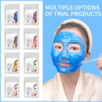 Masque facial en poudre de gelée format voyage 30g, 20 saveurs, avec rétinol et vitamine C pour éclaircir et hydrater la peau