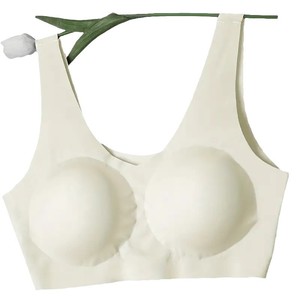 Soutien-gorge <span class=keywords><strong>de</strong></span> <span class=keywords><strong>sport</strong></span> sans armatures, entièrement rembourré, sans couture, pour femmes, à porter au quotidien, respirant, doux pour la peau, léger, effet <span class=keywords><strong>push</strong></span>-<span class=keywords><strong>up</strong></span> - Product Image 6