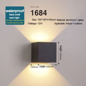 مصباح جداري خارجي موفر للطاقة مقاوم للماء مع مستشعر حركة، إضاءة LED للشرفة والممرات والسلالم وتزيين الفناء - Product Image 6