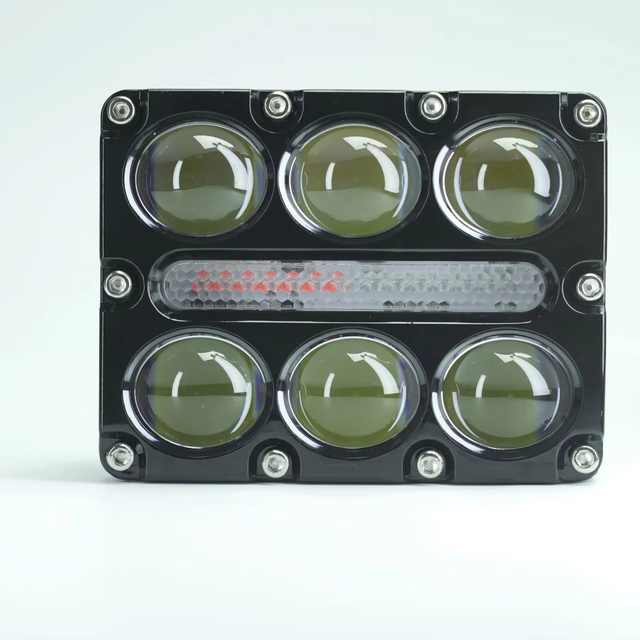 Motorcycle Lighting Systems LED Lens Headlight with DRL Driving Lights Work Light Fog Lamp & Spotlights