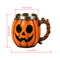 Gobelet en Acier Inoxydable en Forme de Citrouille 450ml Tasse à Café Bouteille