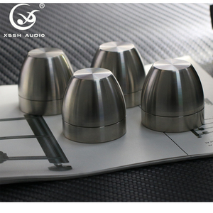 YIVO 4 amplificador de potencia de acero inoxidable, accesorio de Audio y vídeo, almohadilla de pie absorbente de golpes para máquina de CD, alfombrilla de pie XSSH - Product Image 4