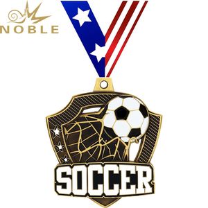 Médaille de football en métal personnalisée pour les champions de la Coupe 2024 - Product Image 4