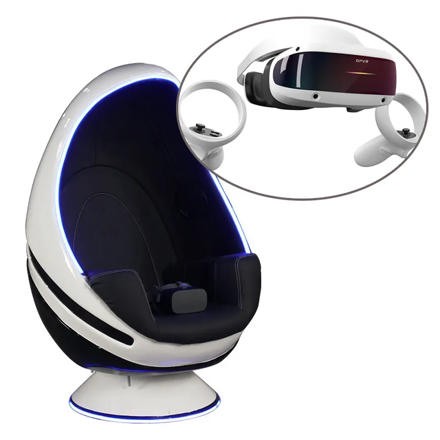 New VR Egg Chair Suitable for DPVR E4 with Native 120 Hz Refresh Rate and Resolution 3664*1920 HD Display Screen