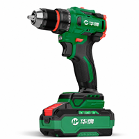 Perceuse sans fil 21V Brushless HP2110 avec double batterie Lithium-Ion 4.0Ah, lumière LED, 60N.m, mandrin 10mm, qualité industrielle OEM
