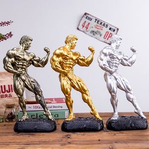 कस्टम निर्मित कास्टिंग गेम और मैच रेसिन बॉडीबिल्डिंग पुरस्कार बॉडीबिल्डिंग मांसपेशी मैन प्रतिमा ट्रॉफी - Product Image 1