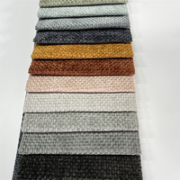 Tissu tissé en chenille 100% polyester respirant et durable pour ameublement, canapé, textile de maison, accessoires, jouets