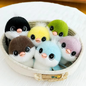 Llavero de Peluche con Forma de Animal Pequeño, Lindo Juguete de Peluche con Forma de Animal, Regalo Ideal para Niños y Niñas - Product Image 6