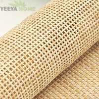 Rouleau de cannage en rotin naturel, maille octogonale ouverte, pour la décoration de meubles, chaises, portes de placards