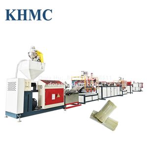 Ligne de production de fibres de béton fibrillées en maille PE/PP avec moteur pour machine de fabrication de macrofibres PP à haute productivité - Product Image 3