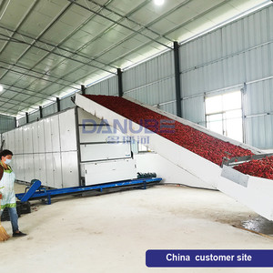 เครื่องอบแห้งหัวหอม CE ISO เครื่องอบผลไม้ เครื่องอบแห้งปลาและอาหารทะเล เครื่องอบแห้งแบบตาข่ายต่อเนื่อง - Product Image 6